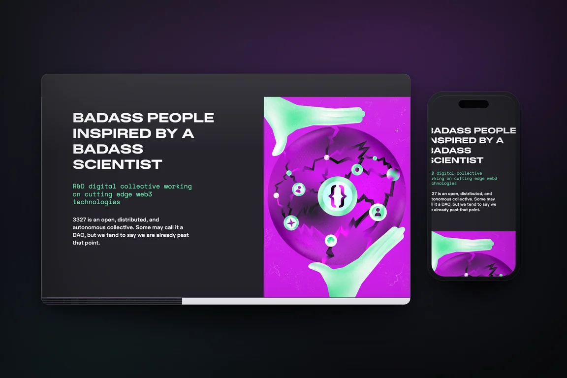 3327 - desktop and mobile screens
